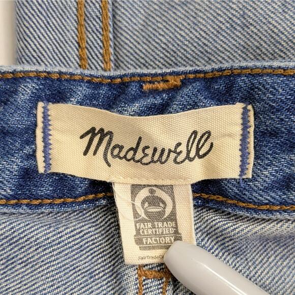 Madewell The Darted Barrel-Leg Jeans 29 High-Rise Medium Wash Denim - Picture 3 of 12